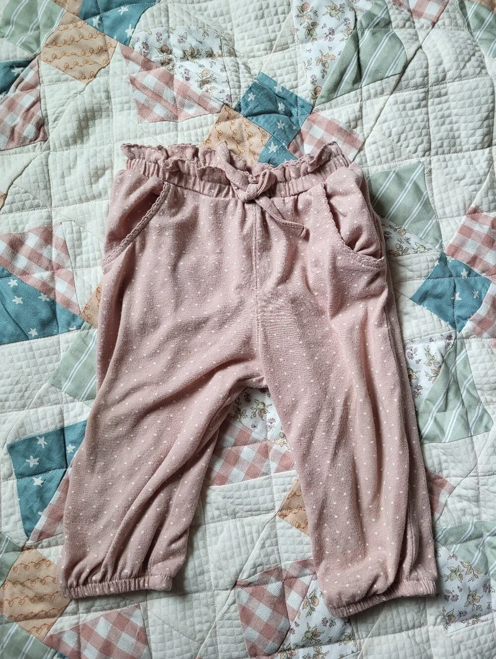 GAP Pink Dot Jogger Sweatpants